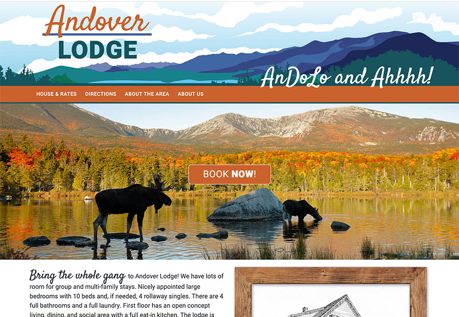 Andover Lodge website image